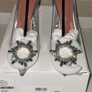 COPY - Amina muaddi clear pvc begum NEW